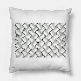 Silver Abstract Background Pillow