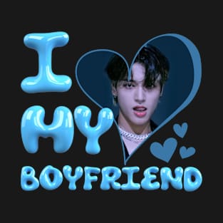 Kpop ATEEZ Wooyoung I Love My Boyfriend T-Shirt