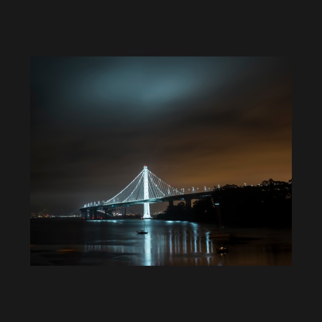 The Bay Bridge San Francisco CA Boats by WayneOxfordPh