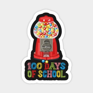 100 Days of School Gumball Machine for Kids or Teachers, Fun 100 Days of School Magnet