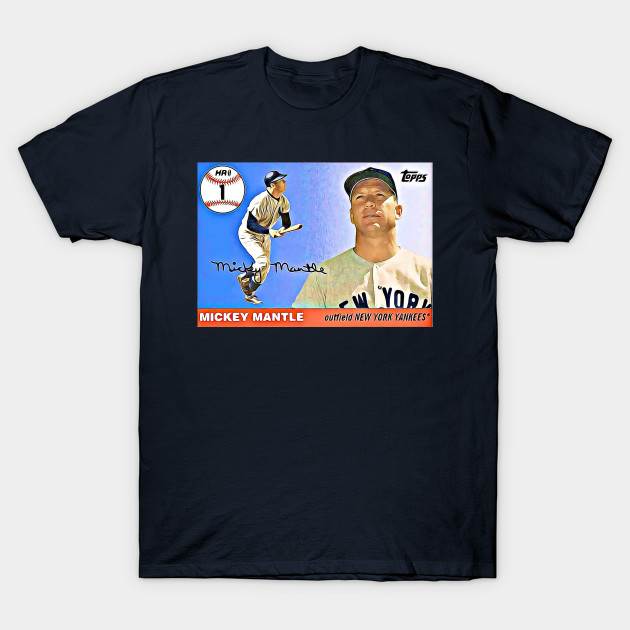 mickey mantle t shirt