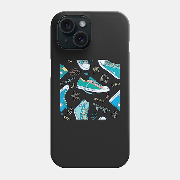 Sneaker Shoes Phone Case by edwardecho