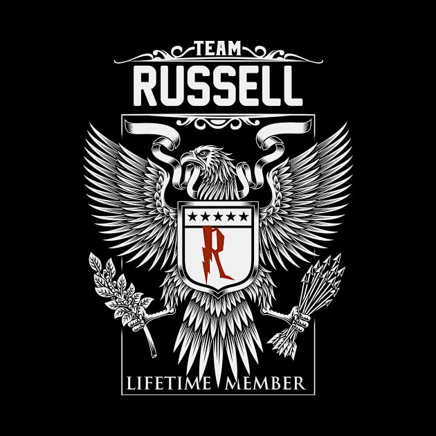 Team Russell Lifetime Member | Russell First Name, Russell Family Name, Russell Surname by WiseCookoPTvo