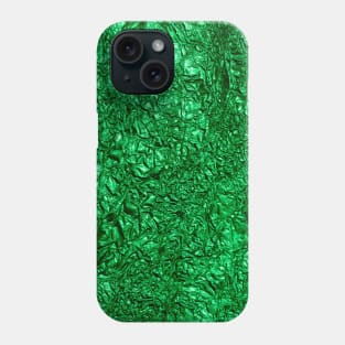 glamour 016 green colors Foil Phone Case