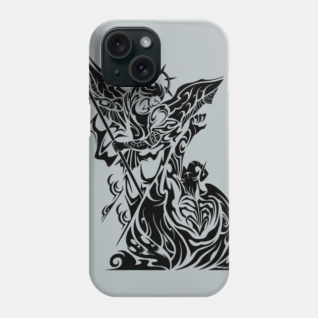 Angel and Devil Phone Case by TurkeysDesign