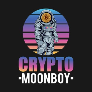 Crypto Moonboy Astronaut - Reach for the Stars in Lunar Style! T-Shirt