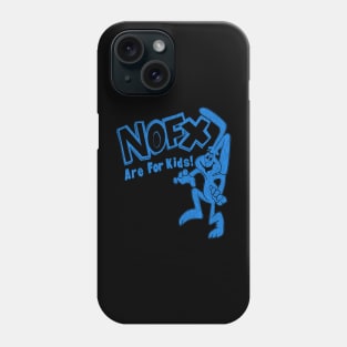 90s nofx are for kids blue Phone Case