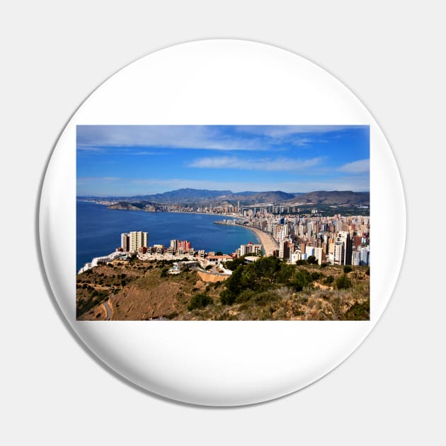 Benidorm Skyline Cityscape Costa Blanca Spain Pin by Andy Evans Photos