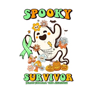 Human Papilloma Virus Awareness - spooky survivor ghost retro halloween T-Shirt