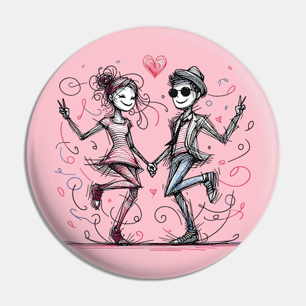 Delightful Matching Couple Pin by aswIDN