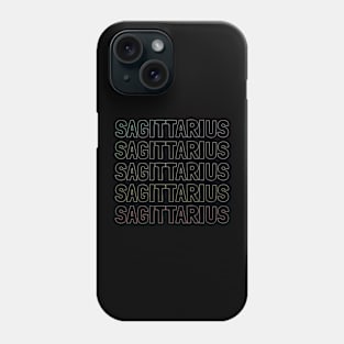 Sagittarius Zodiac Pattern Phone Case