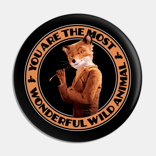 Fantastic Mr Fox - Wonderful Wild Animal Pin by Barn Shirt USA