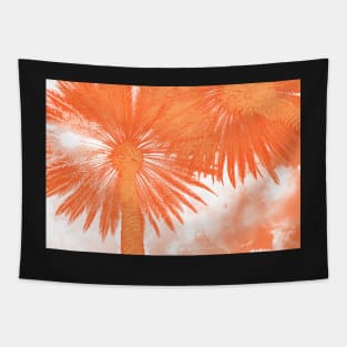 Palm Tree Abstract Tapestry