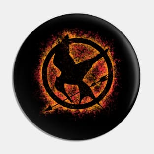 Burning Mockingjay Pin