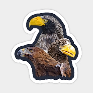 Eagle and eagle Magnet