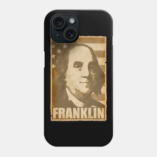 Benjamin Franklin Poster Phone Case