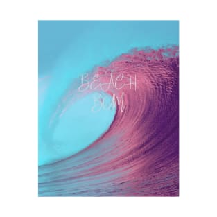 Beach bum - beautiful beach wave tshirt T-Shirt