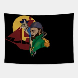 Captain Whiskers Tapestry