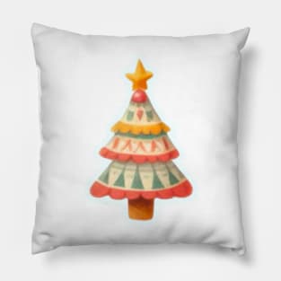 Ugly Christmas Sweater Tree Pillow