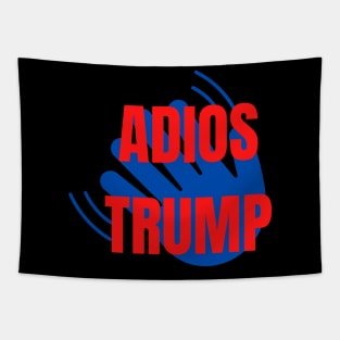 Adios trump funny design Tapestry