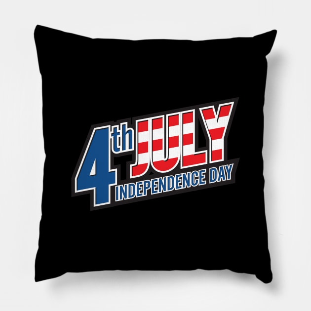 july 4th Pillow by Mdath