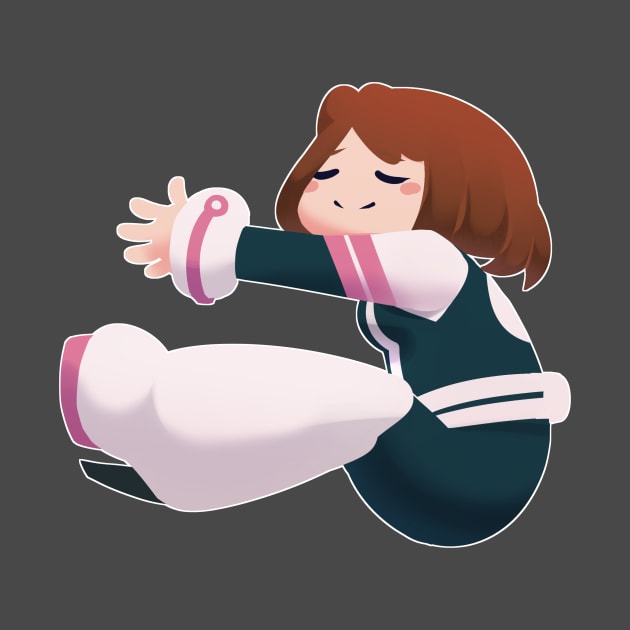 Uraraka Hug! by BreadBear