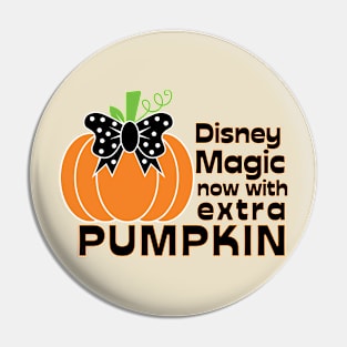 Disney Halloween Now with Extra Pumpkin Tee Pin