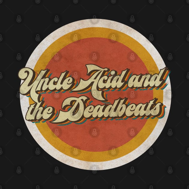 circle vintage Uncle Acid and the Deadbeats by KewanAlasStore