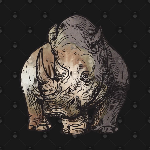 Rhino by LittleAna