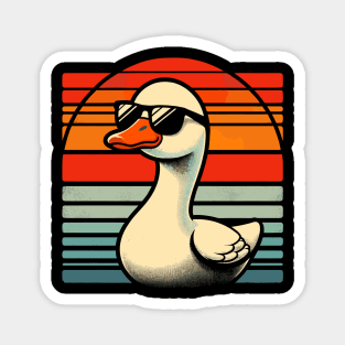 Silly Goose in Sunglasses Pun Meme Pool Funny Goose Magnet