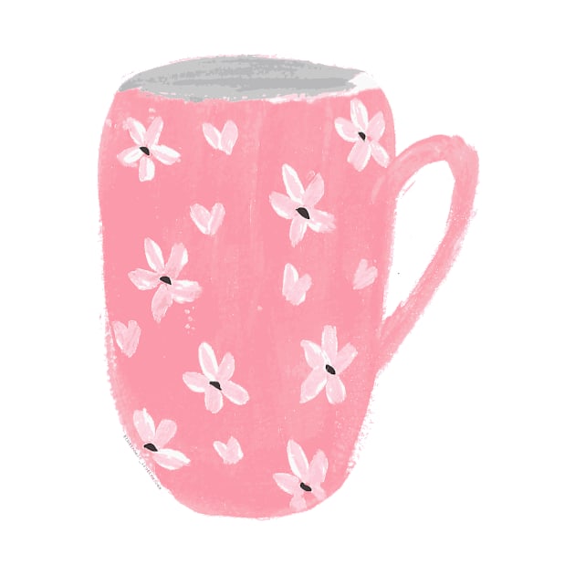 Pink mug by ThaisMelo