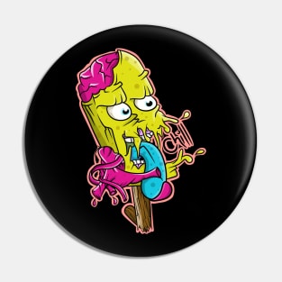 Funny Halloween Ice Pop Pin