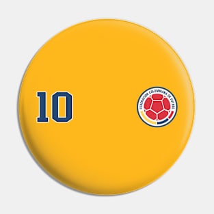 Colombia Flag Futbol Soccer Franela Colombia Pin