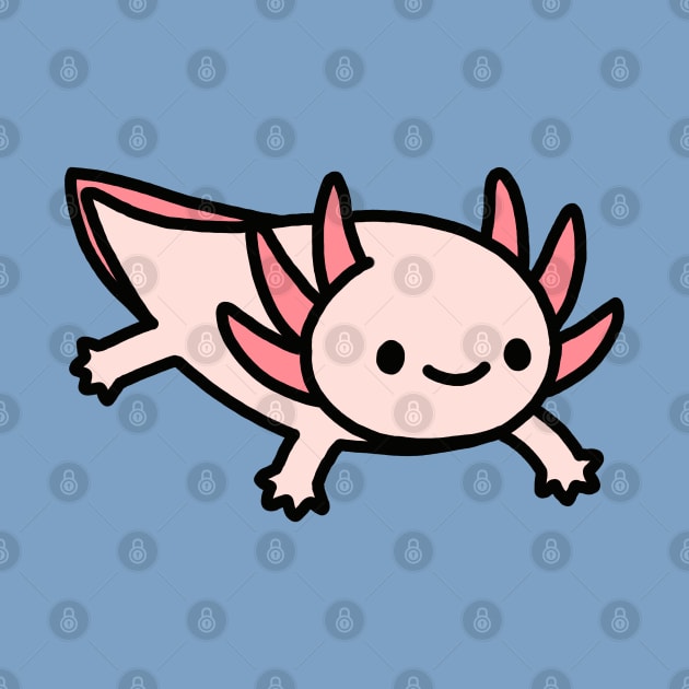 Axolotl by littlemandyart