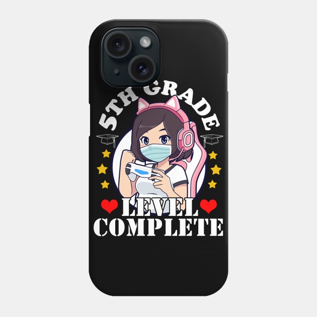 5th Grade Graduation Girl Loves Anime Gaming Girls Phone Case by Ramadangonim