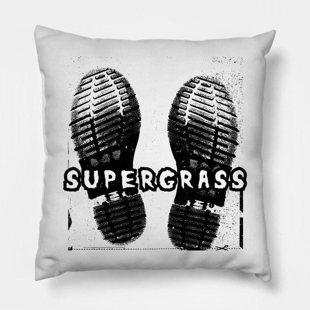 supergrass classic boot Pillow by angga108