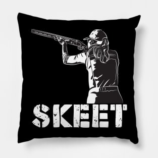 clay Pigeon Trap Shooting Gifts Pillow