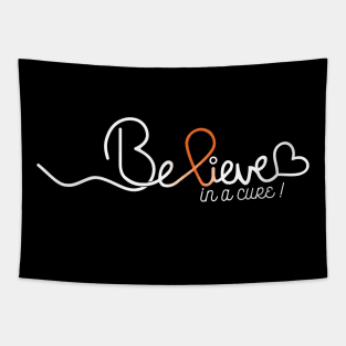 Believe- Kidney Cancer Gifts Kidney Cancer Awareness Tapestry