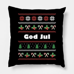 Swedish Christmas God Jul Pillow