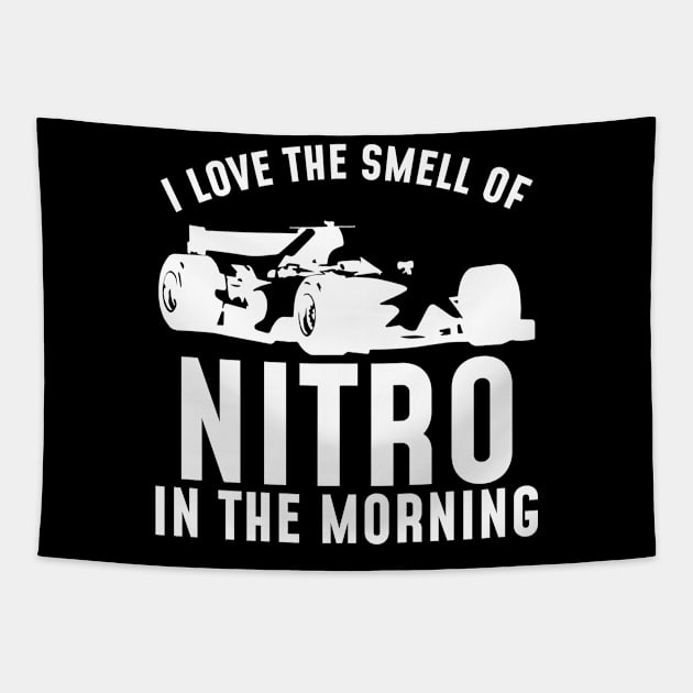 Nitro Racing Smell Funny Humor Tapestry by Mellowdellow