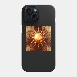 Sun Graphic Art Design Beautiful Zodiac Inspired Spiritual Design, face masks, Phone Cases, Apparel & Gifts Phone Case