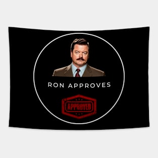 Ron Approves. Funny memes Tapestry