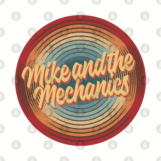 Mike and the Mechanics Vintage Circle by musiconspiracy