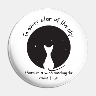 cat see stars Pin