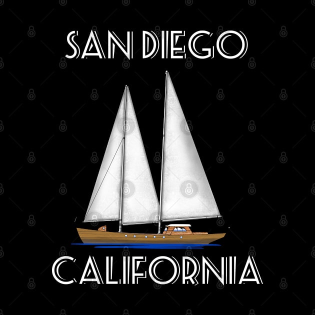 San Diego Sailing by macdonaldcreativestudios