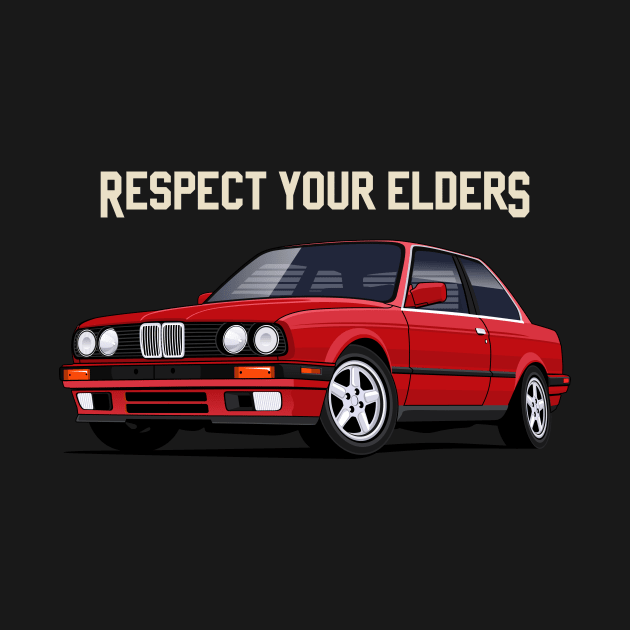 e30 m3 respect your elders by masjestudio