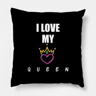 I Love My Girlfriend T-Shirt Pillow