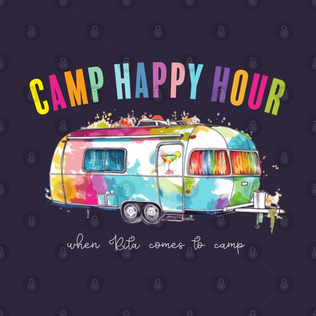 Camp Happy Hour (for dark shirts) by Camp Happy Hour