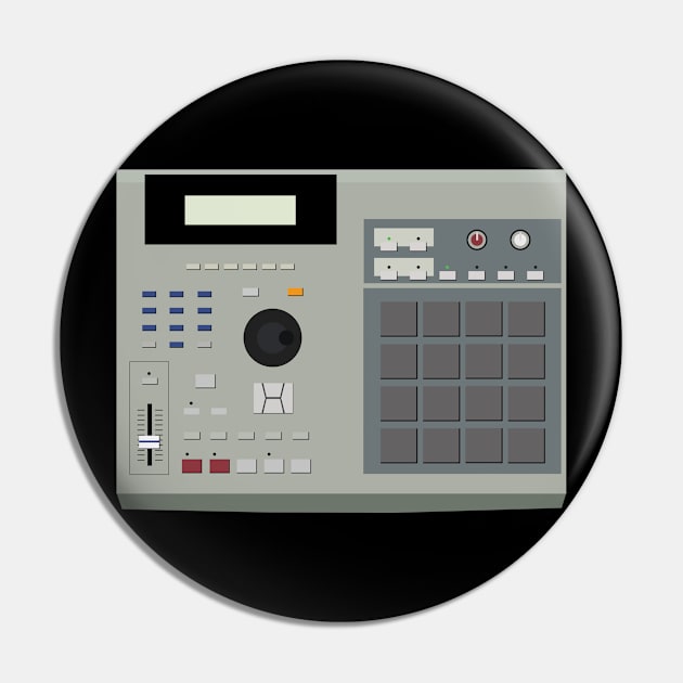 Iconic Beat Machine Series #25 (No Text) Pin by Steve Traxx (ProducerBeat.com)