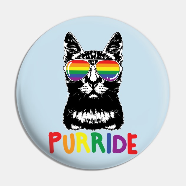 Purride T-Shirt Lgbt Gay Pride Cat Lover Kitty Purride T-Shirt Lgbt Gay Pride Cat Lover Kitty